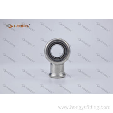 Steel press fitting TEE for water and gas